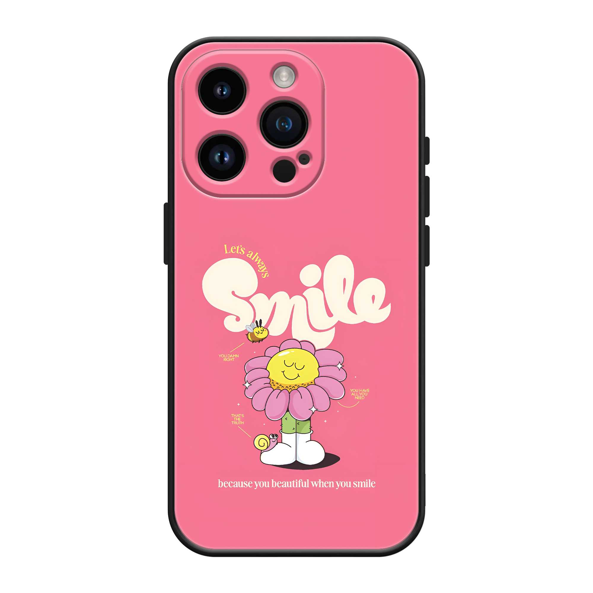 Smiling Flower Silicone Case