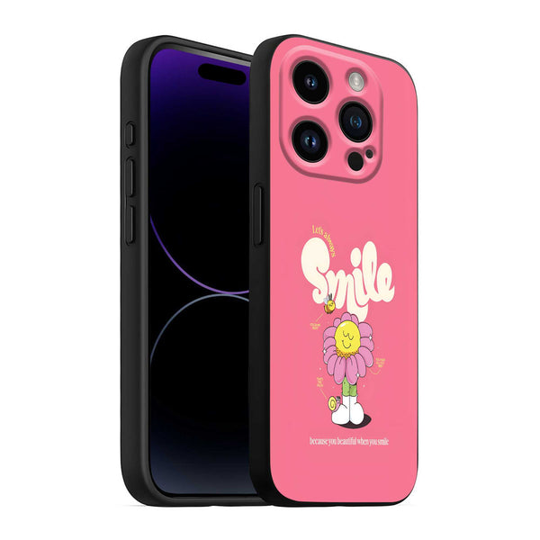 Smiling Flower Silicone Case