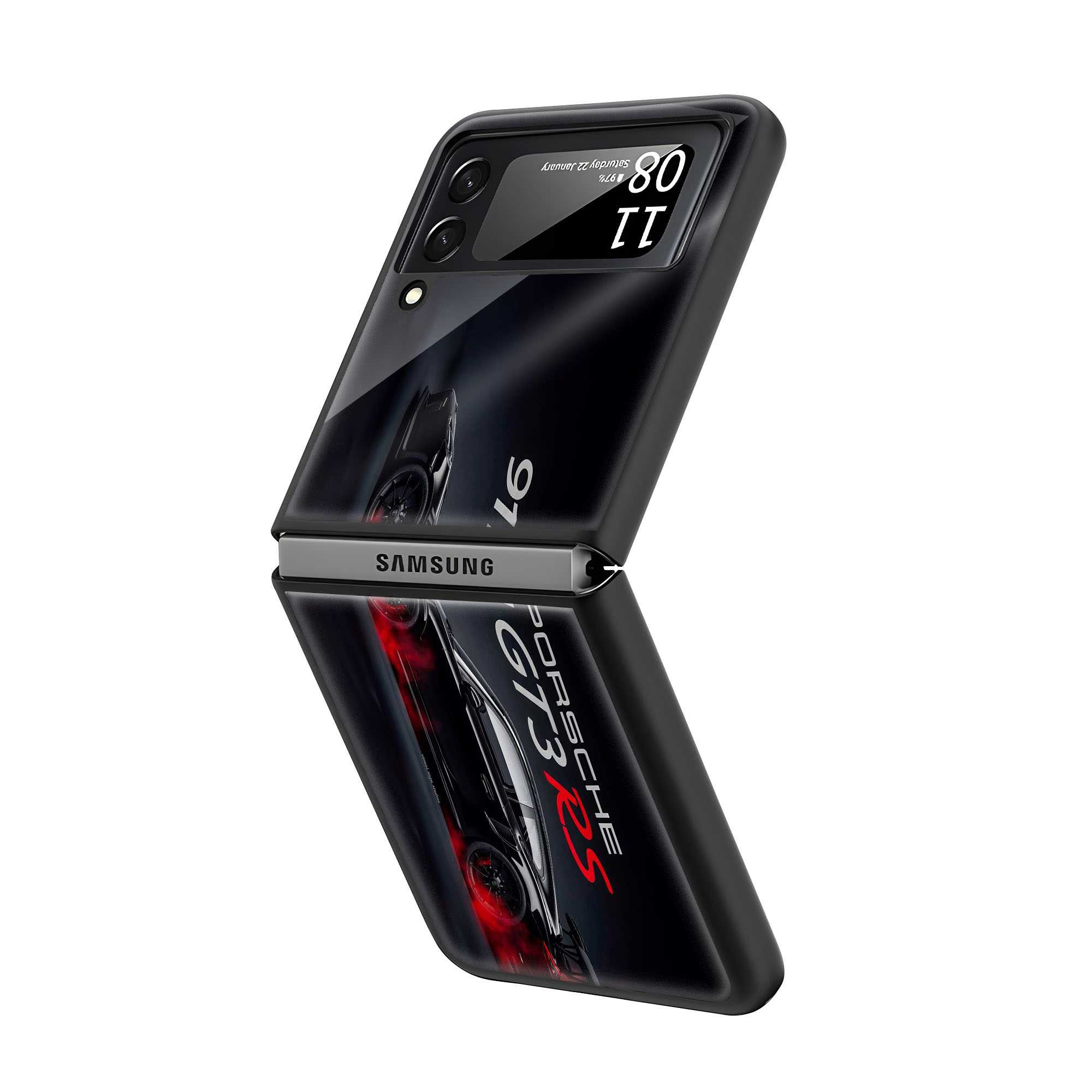 Smokin' GT3 Samsung Z Flip Glass Case