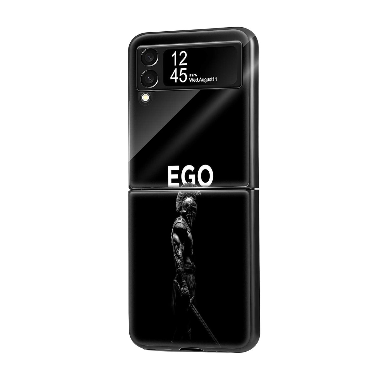 Spartan Warrior Samsung Z Flip Glass Case