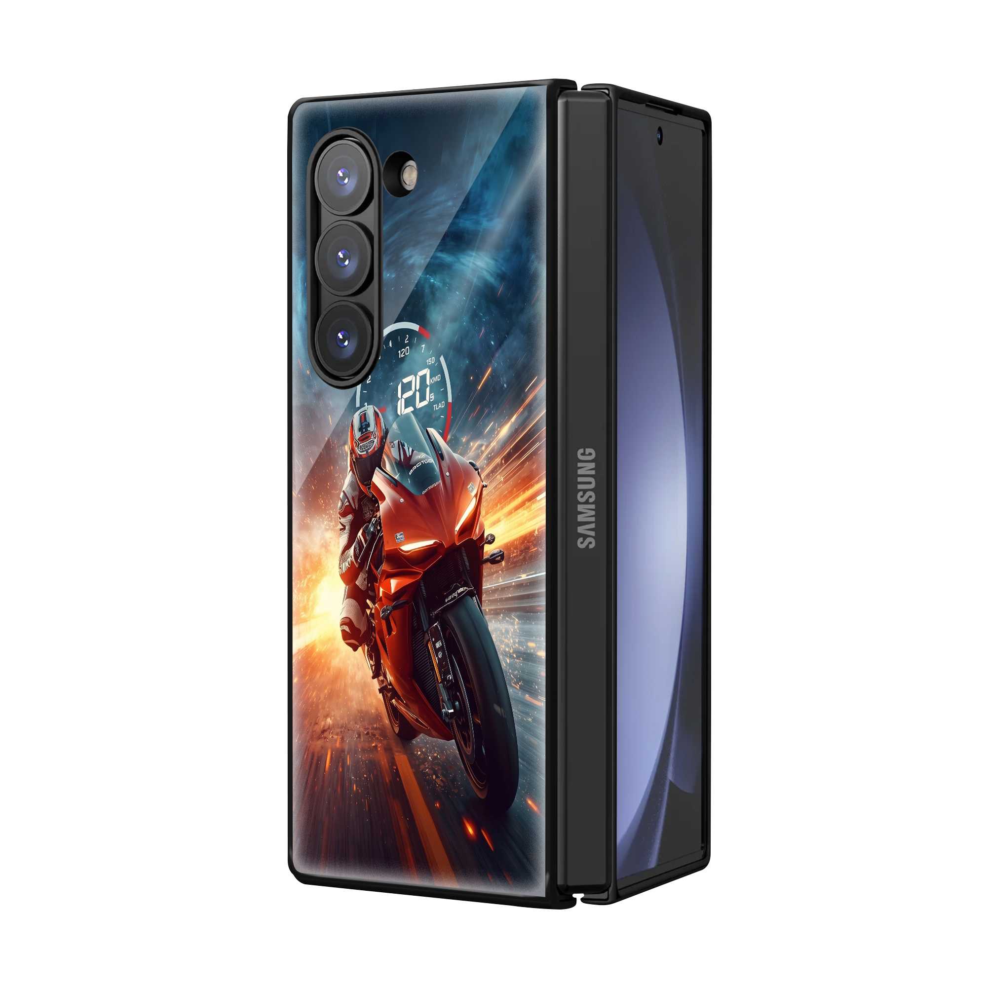 Speed 120 Samsung Z Fold Glass Case
