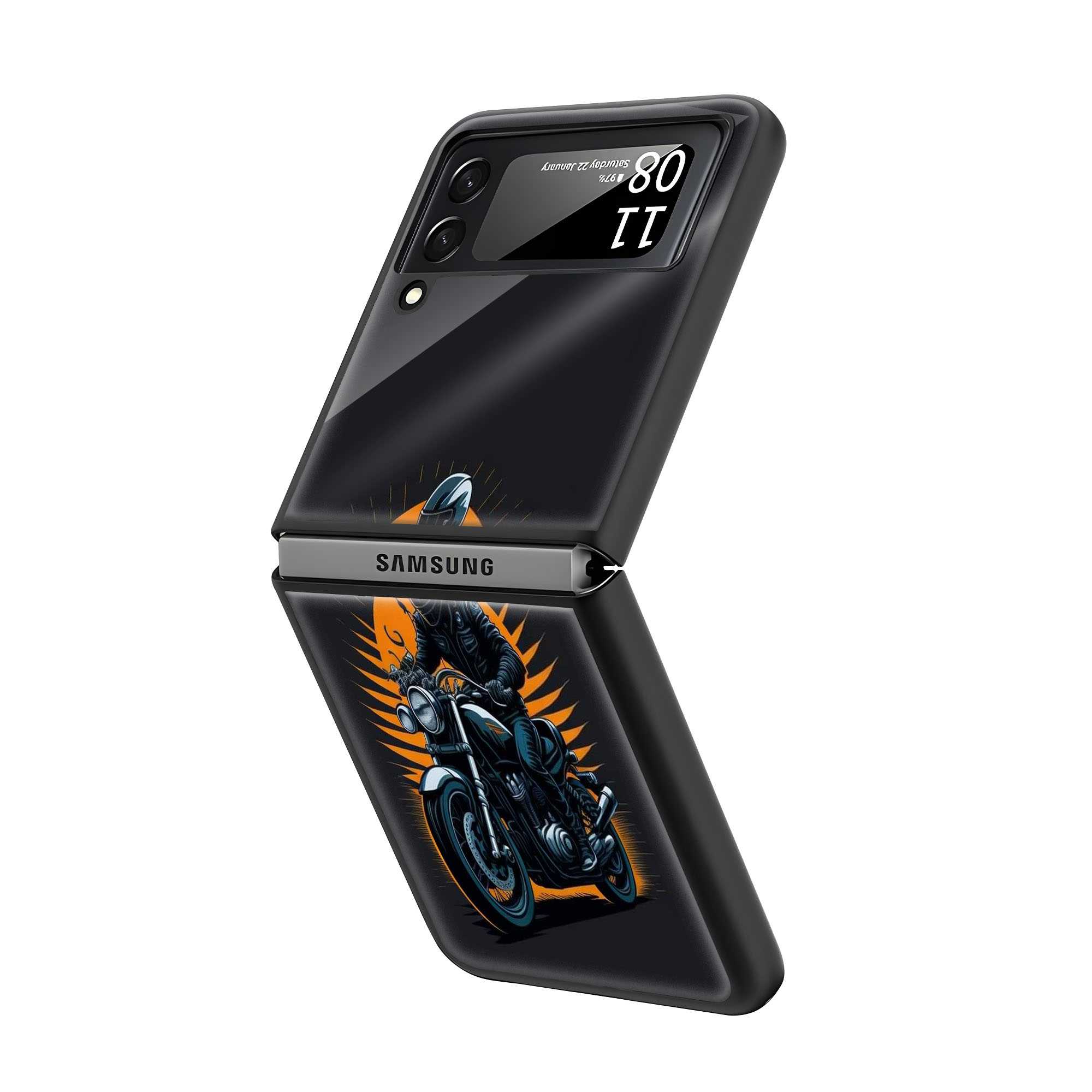 Speed Demon Samsung Z Flip Glass Case