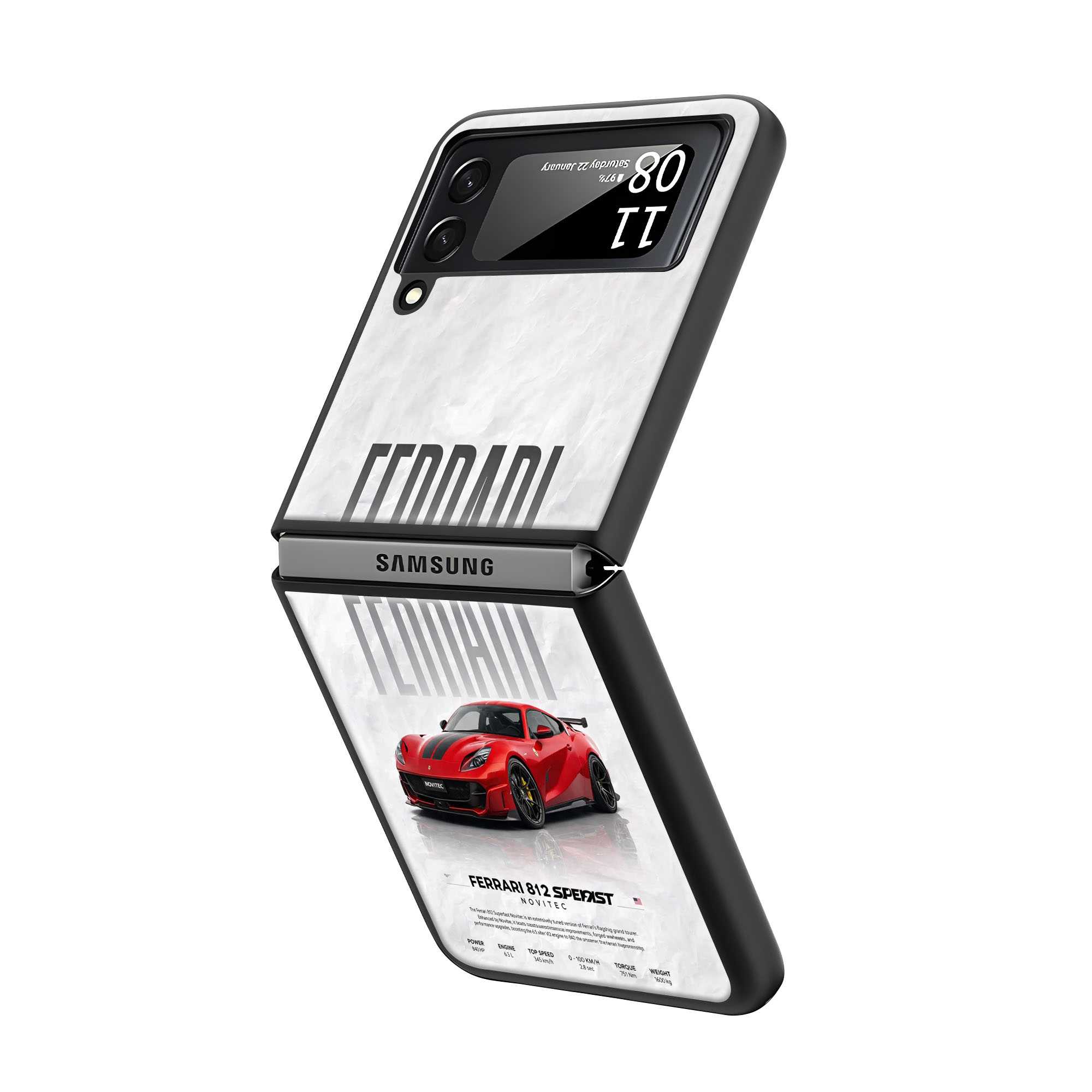 Speed Royale Samsung Z Flip Glass Case