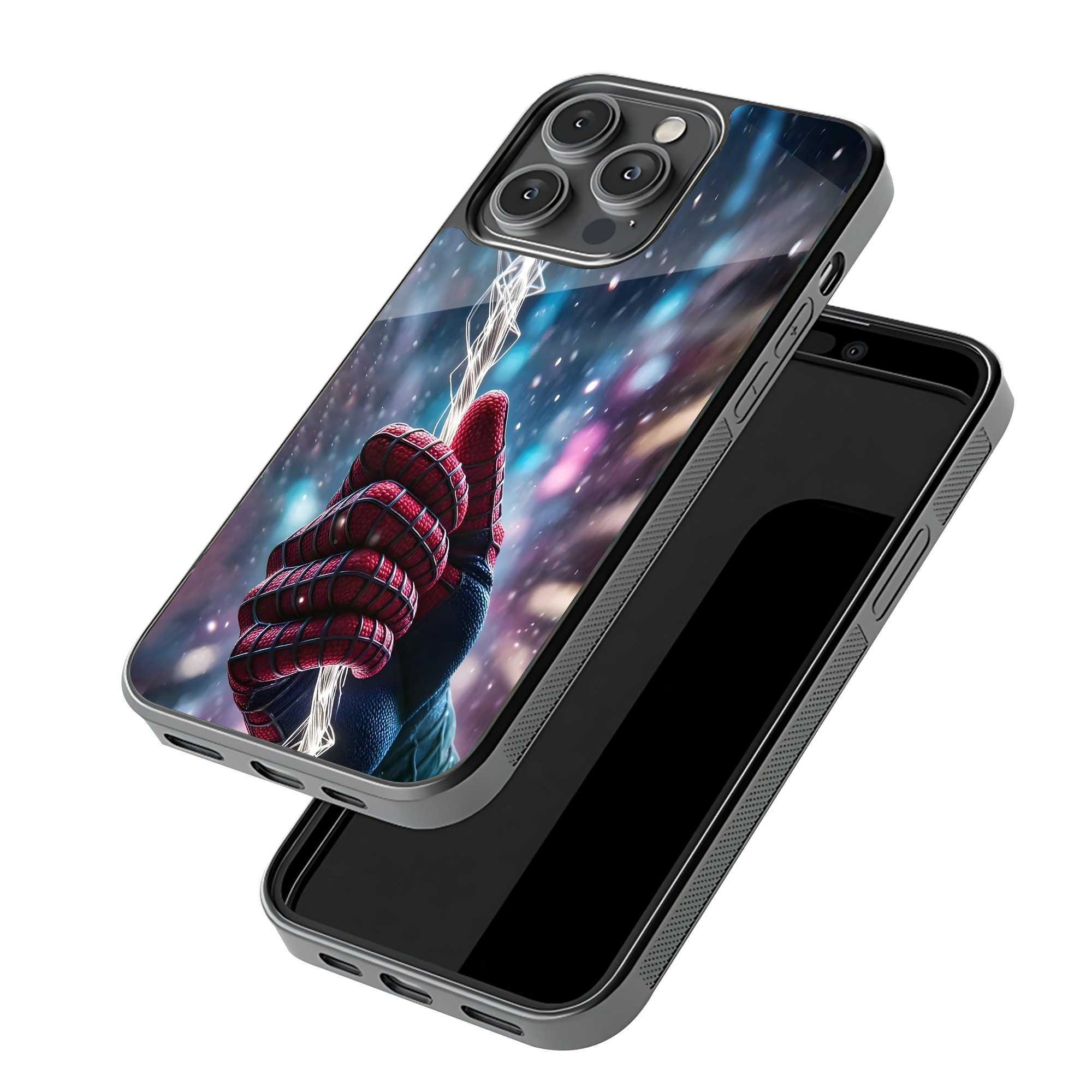 Spider-Glow Glass Case