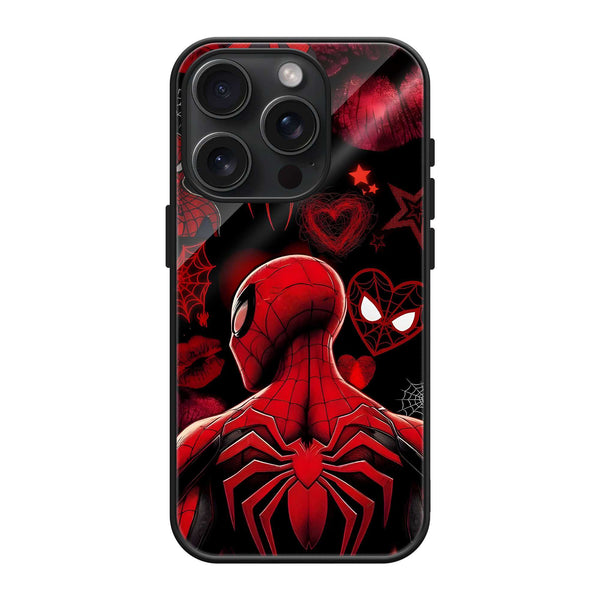 Spider-Heart Glass Case