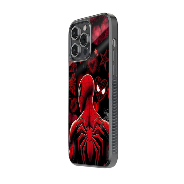 Spider-Heart Glass Case