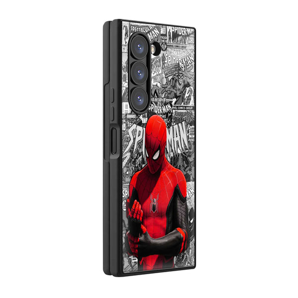 Spider-Verse Comic Samsung Z Fold Glass Case