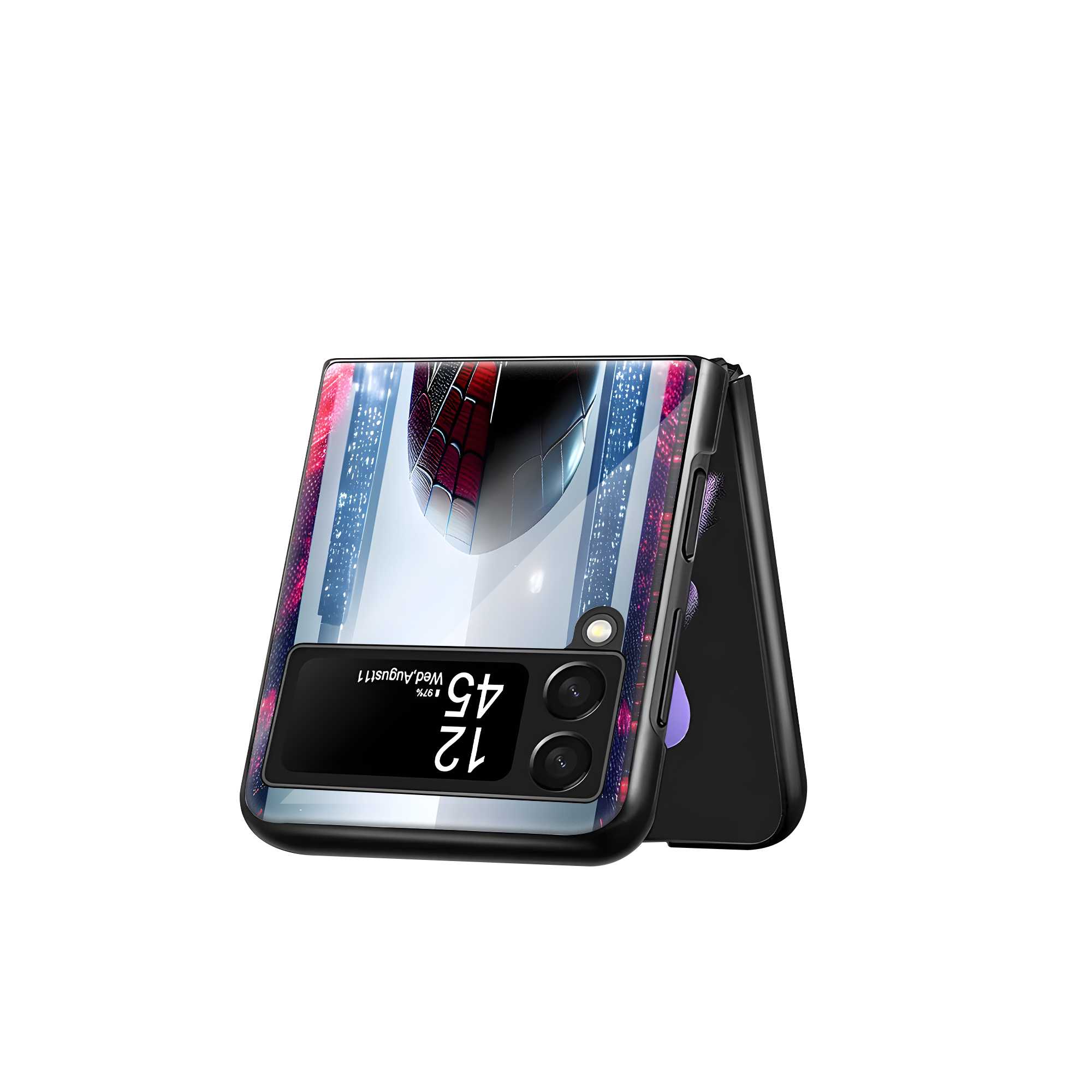 Spider-X Samsung Z Flip Glass Case