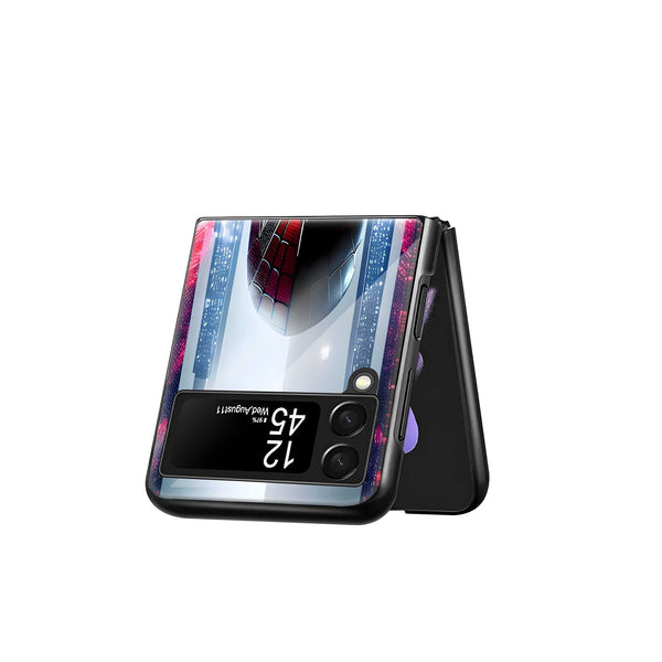 Spider-X Samsung Z Flip Glass Case