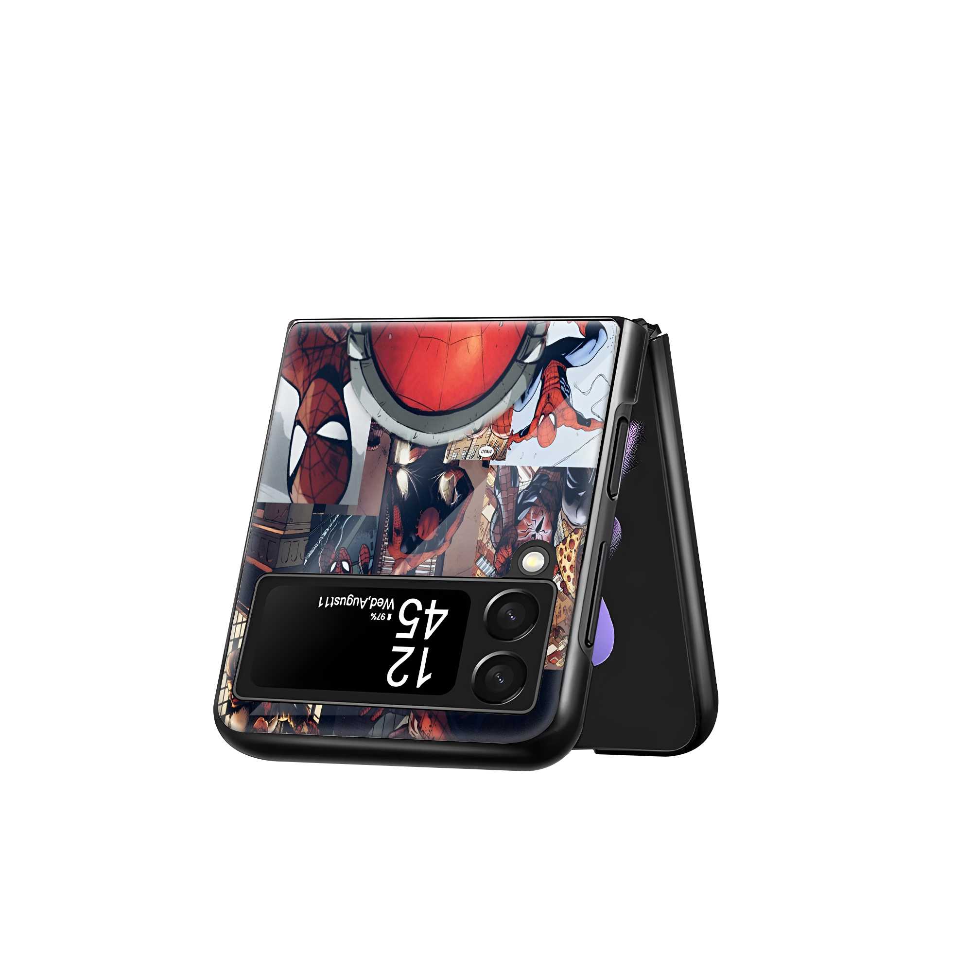 Spider Beats Samsung Z Flip Glass Case