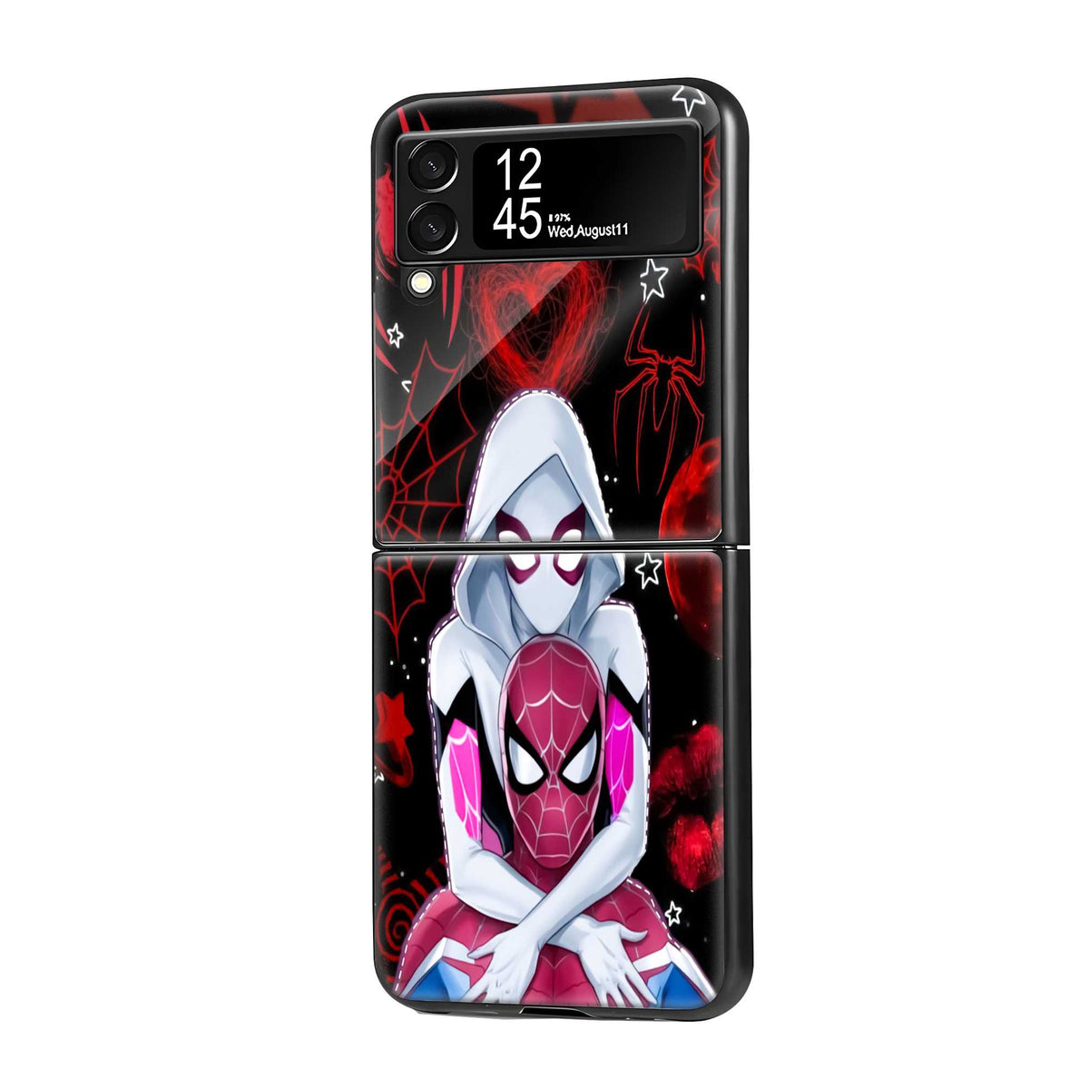 Spider Bond Samsung Z Flip Glass Case