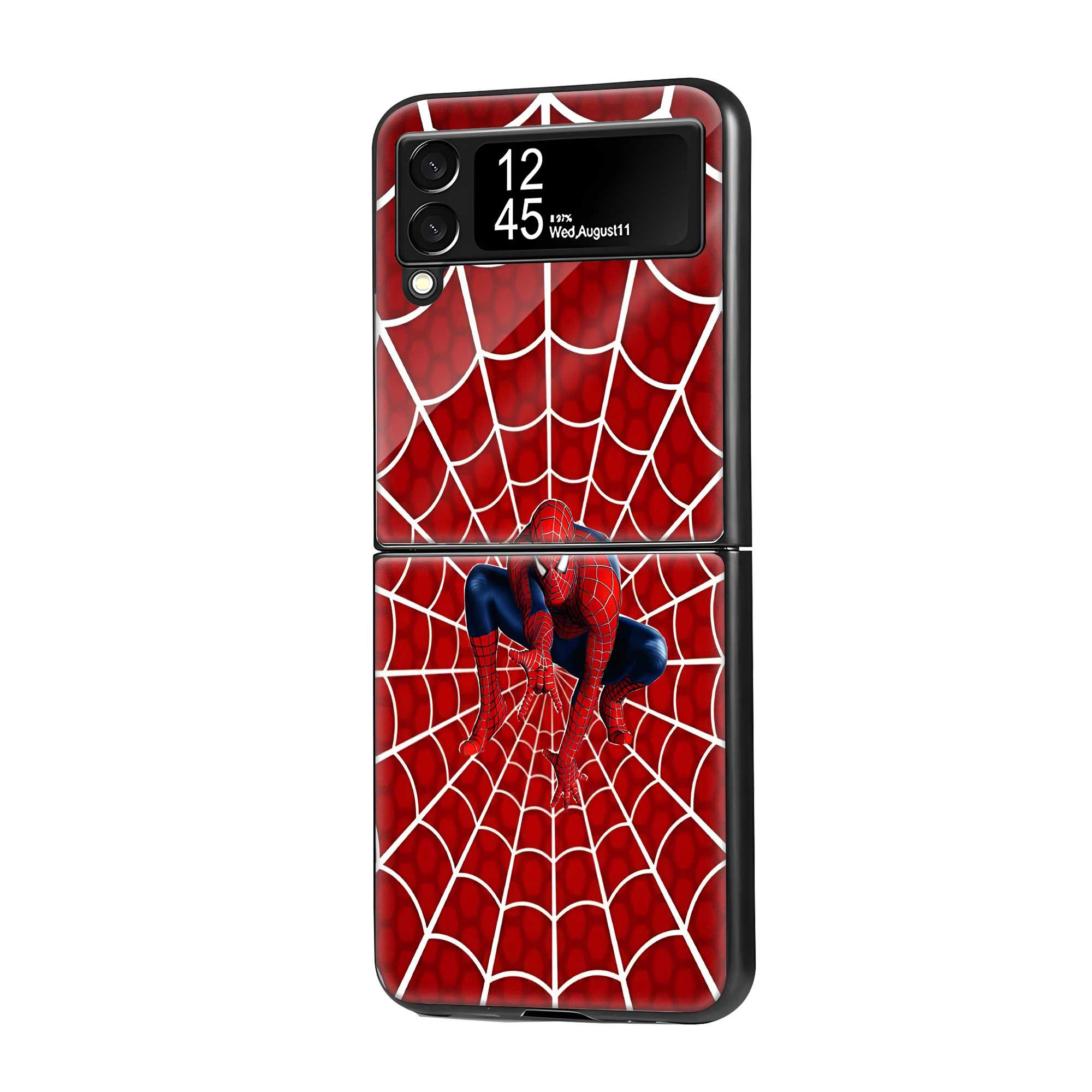 Spider Grid Samsung Z Flip Glass Case Main image