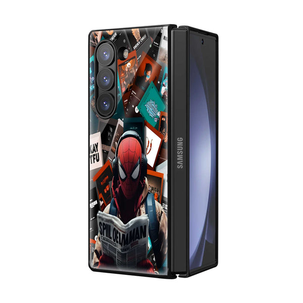 Spider Tunes Samsung Z Fold Glass Case