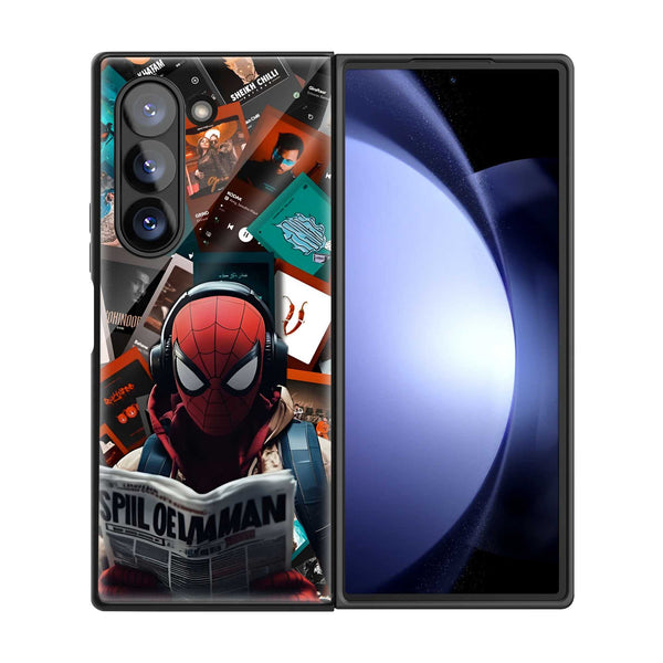 Spider Tunes Samsung Z Fold Glass Case