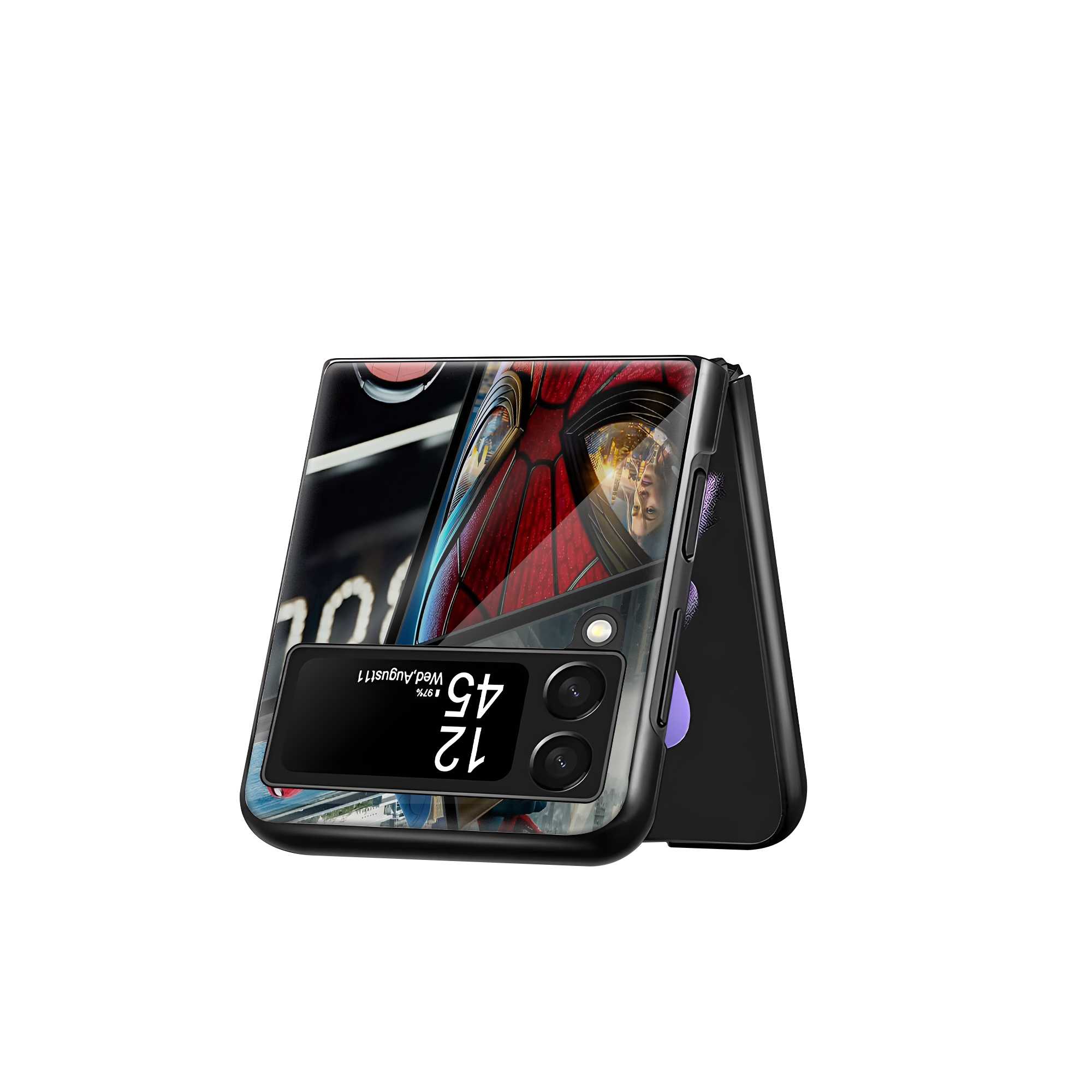 Spider Vision Samsung Z Flip Glass Case
