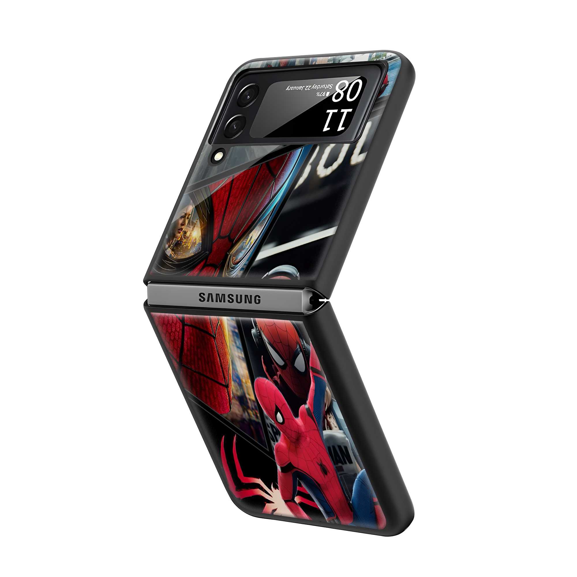 Spider Vision Samsung Z Flip Glass Case