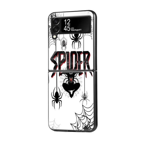 Spider Web Legacy Samsung Z Flip Glass Case