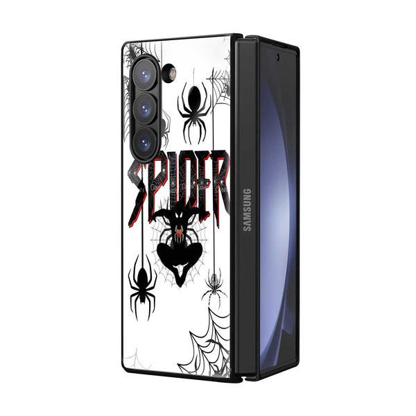 Spider Web Legacy Samsung Z Fold Glass Case