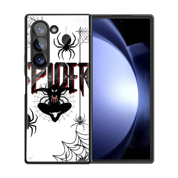 Spider Web Legacy Samsung Z Fold Glass Case