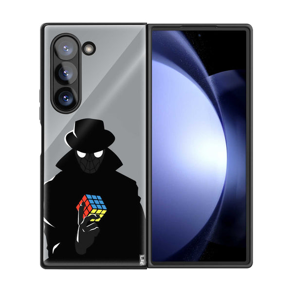 Spiderman Noir Samsung Z Fold Glass Case