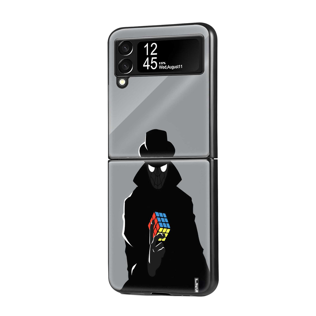 Spiderman Noir Samsung Z Flip Glass Case