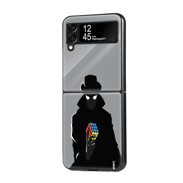 Spiderman Noir Samsung Z Flip Glass Case