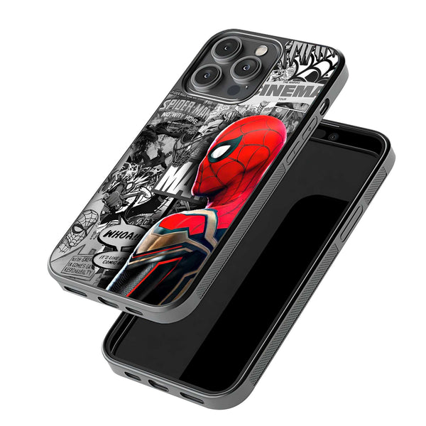 Spidey Mash Glass Case