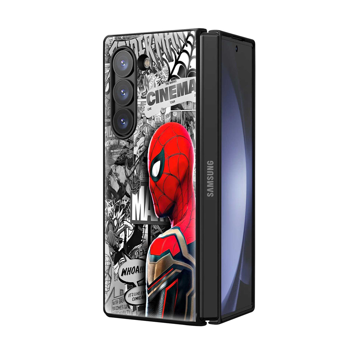 Spidey Mash Samsung Z Fold Glass Case