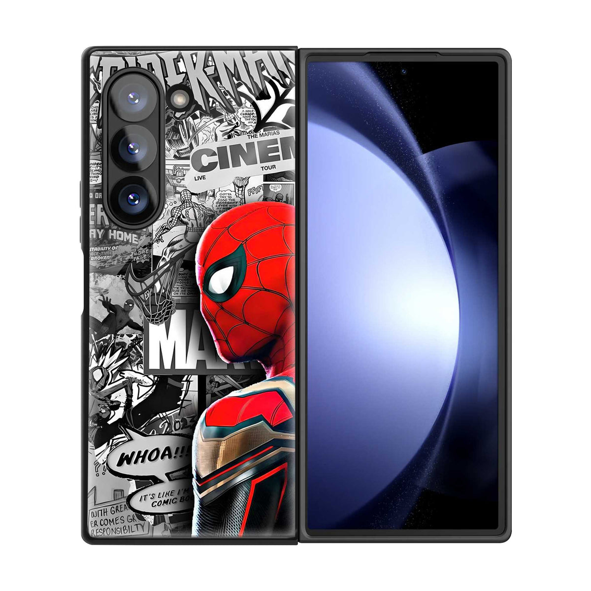 Spidey Mash Samsung Z Fold Glass Case