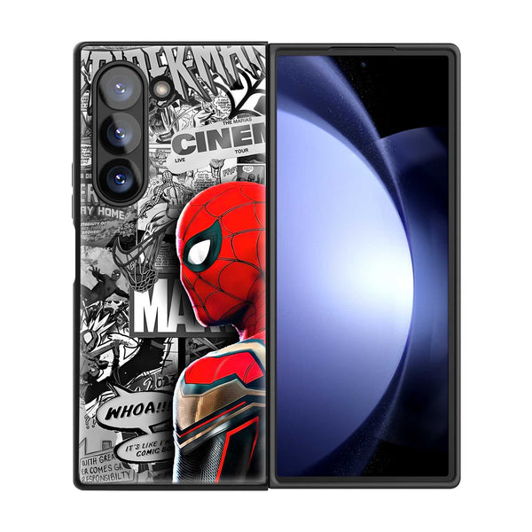 Spidey Mash Samsung Z Fold Glass Case