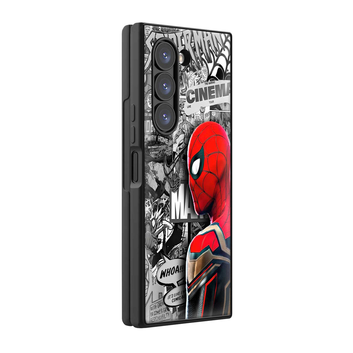 Spidey Mash Samsung Z Fold Glass Case
