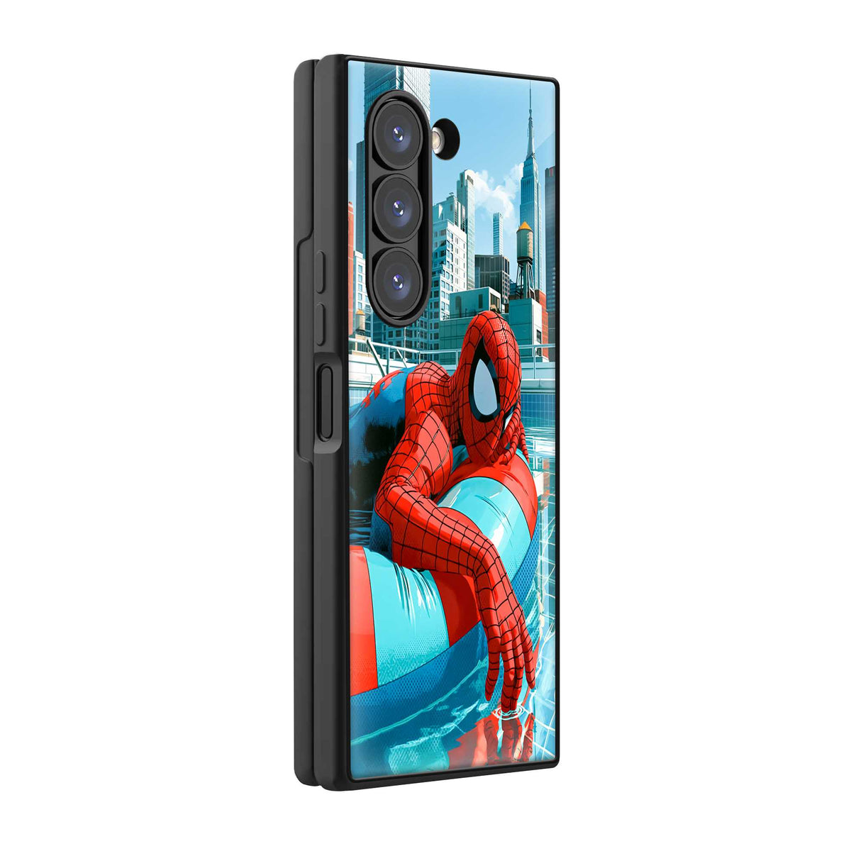 Spidey Summer Samsung Z Fold Glass Case