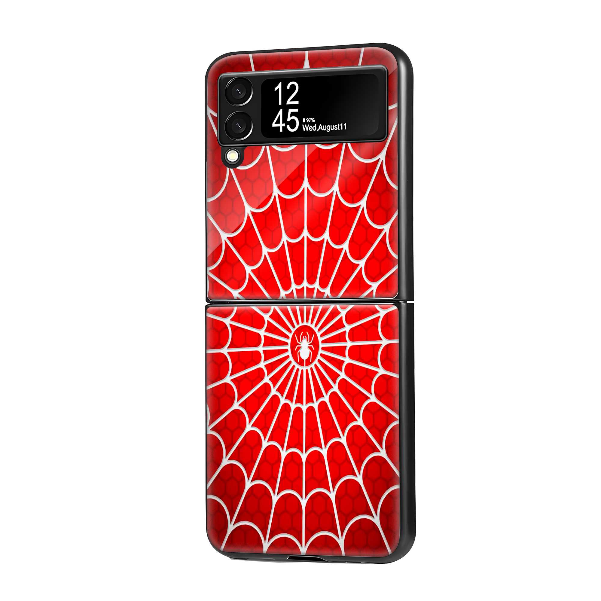 Spidey Web Samsung Z Flip Glass Case