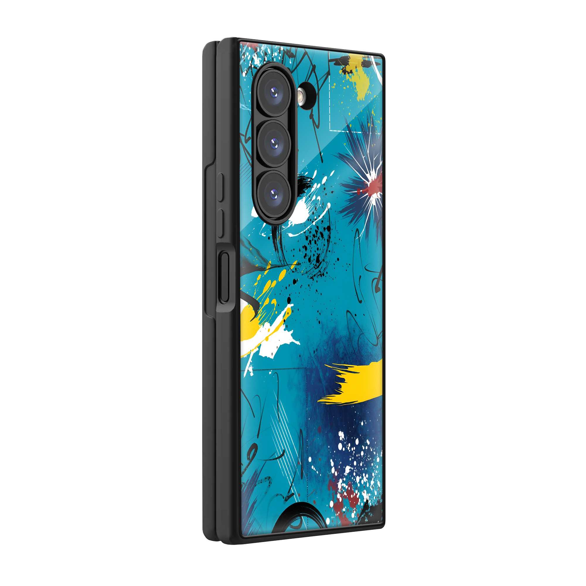 Splash Rush Samsung Z Fold Glass Case