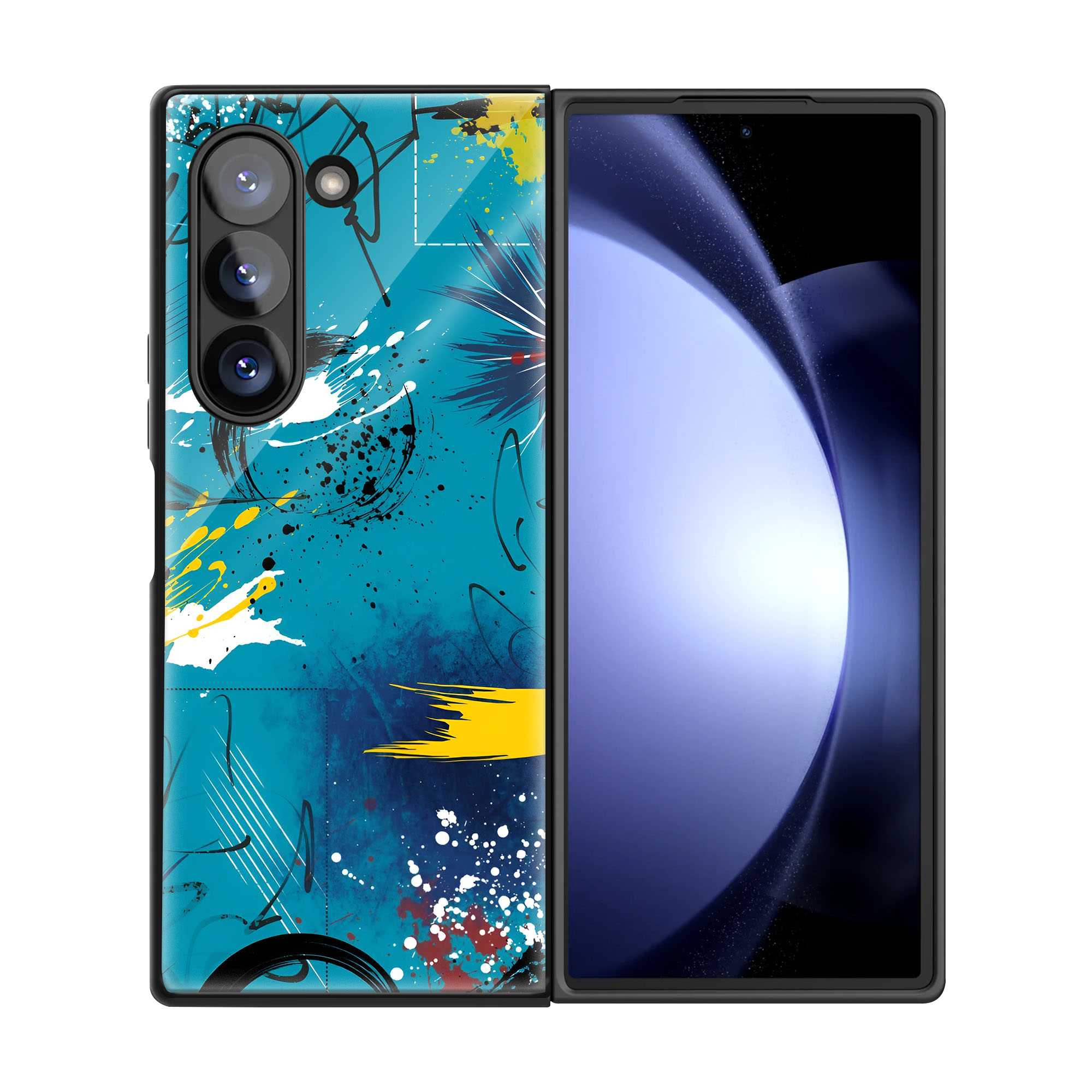 Splash Rush Samsung Z Fold Glass Case