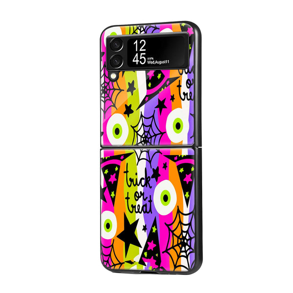 Spooky Candy Pop Samsung Z Flip Glass Case