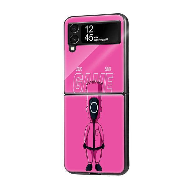 Squid Pop Samsung Z Flip Glass Case