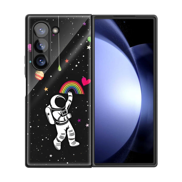 Star Chaser Samsung Z Fold Glass Case