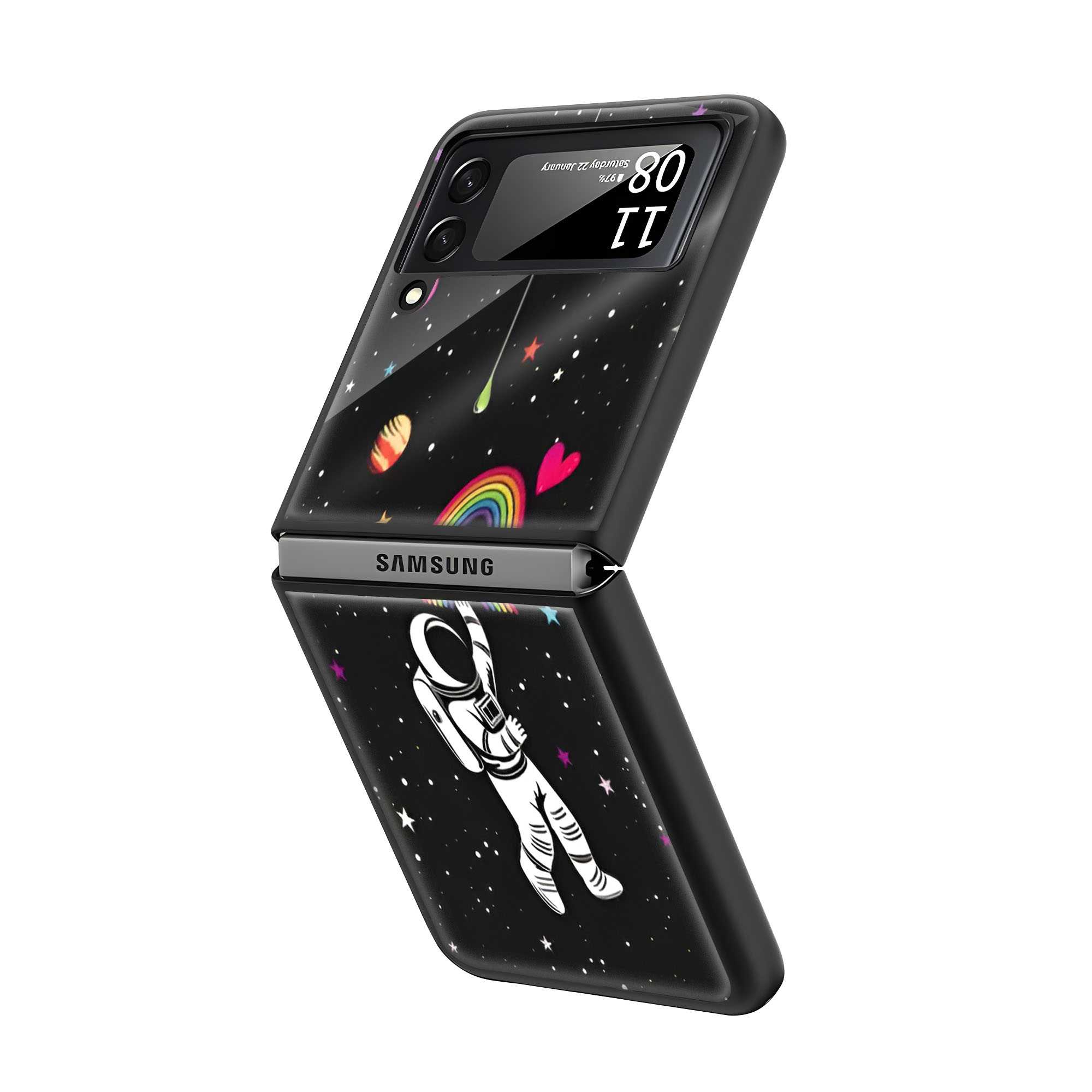 Star Chaser Samsung Z Flip Glass Case