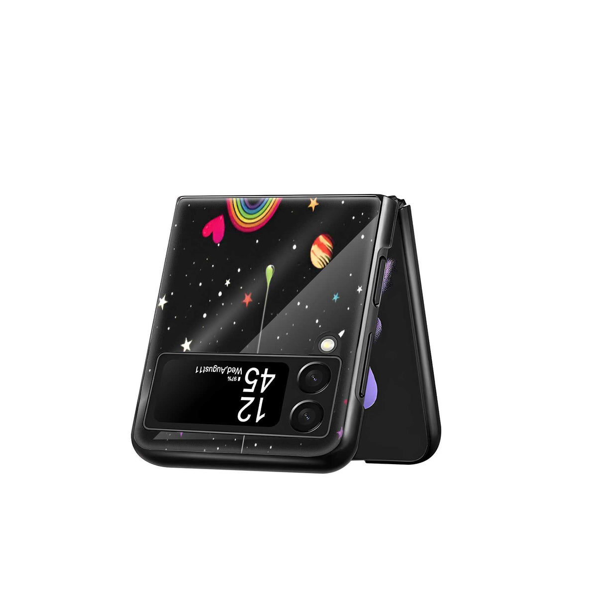Star Chaser Samsung Z Flip Glass Case