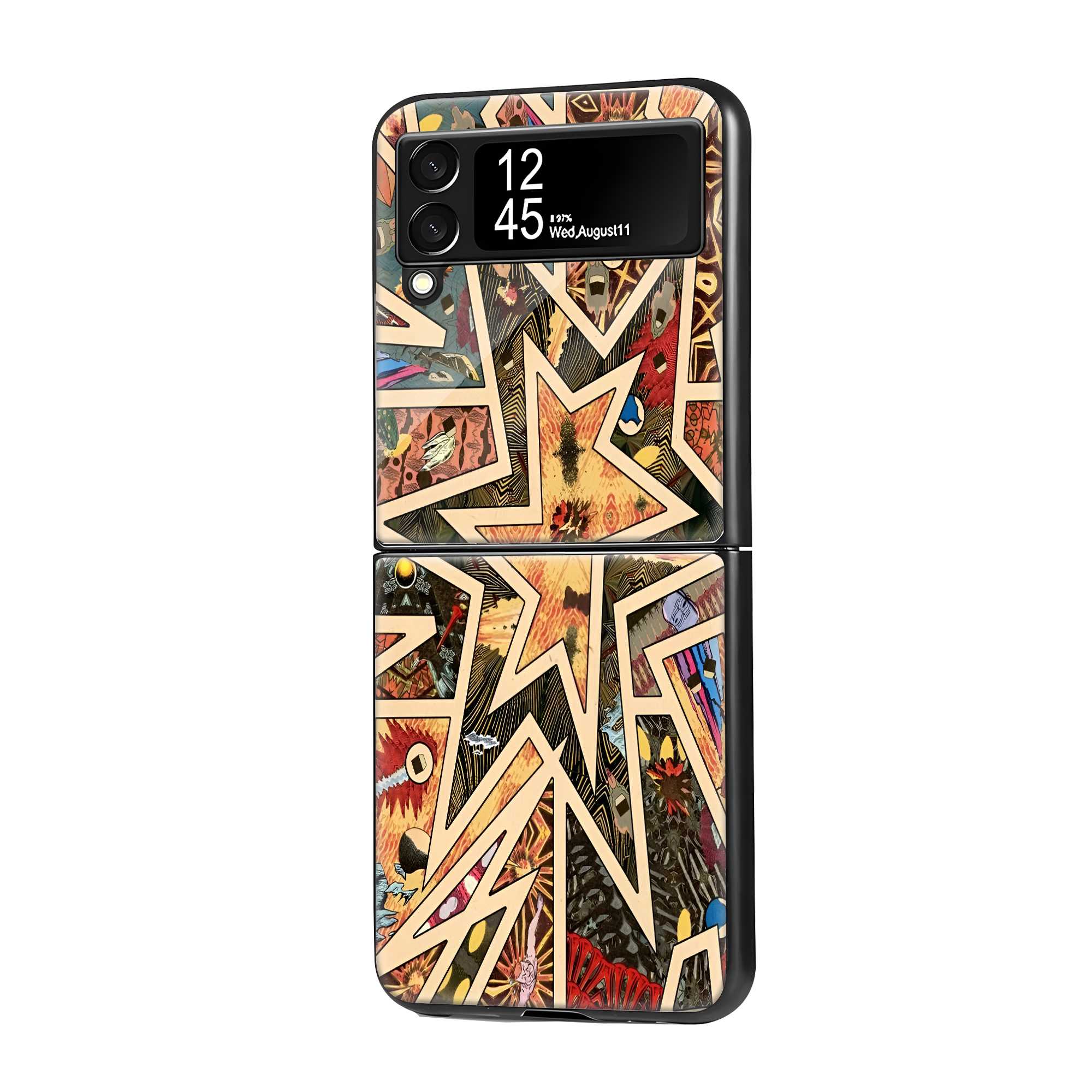 Starburst Samsung Z Flip Glass Case