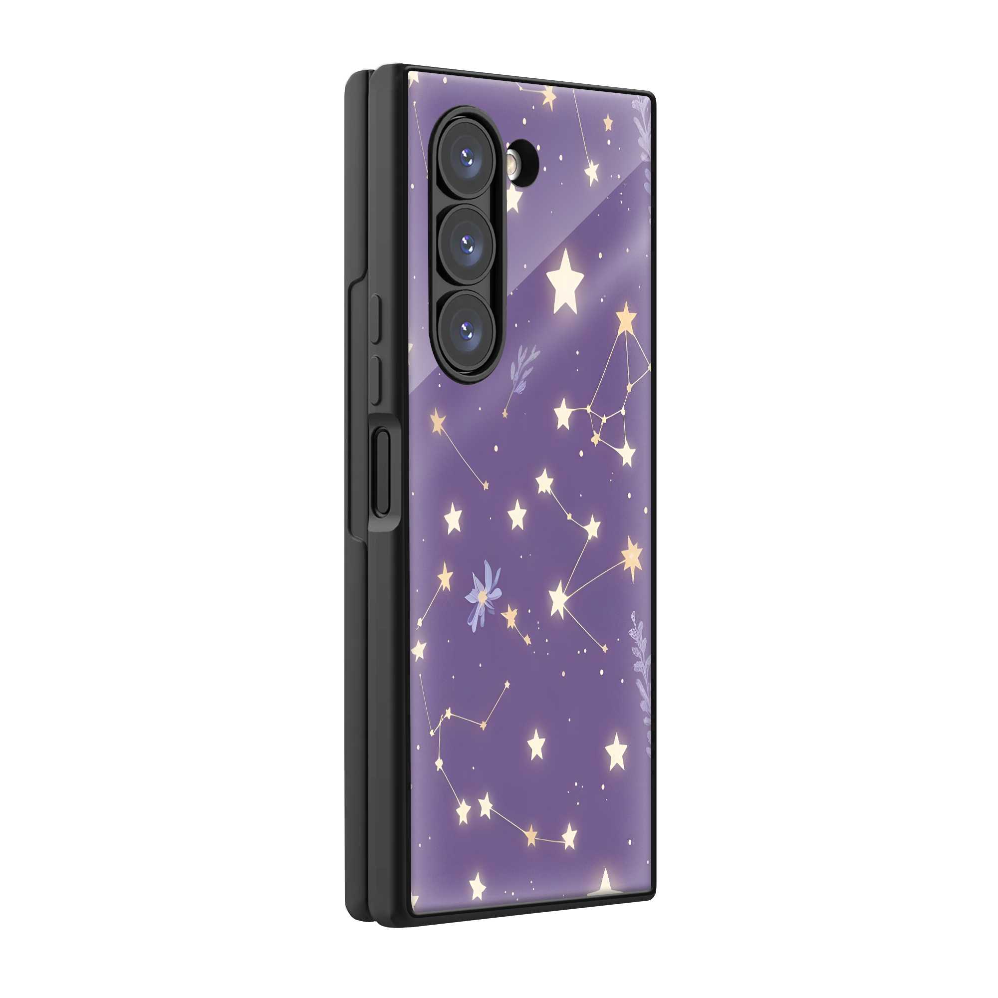 Starlit Dreams Samsung Z Fold Glass Case