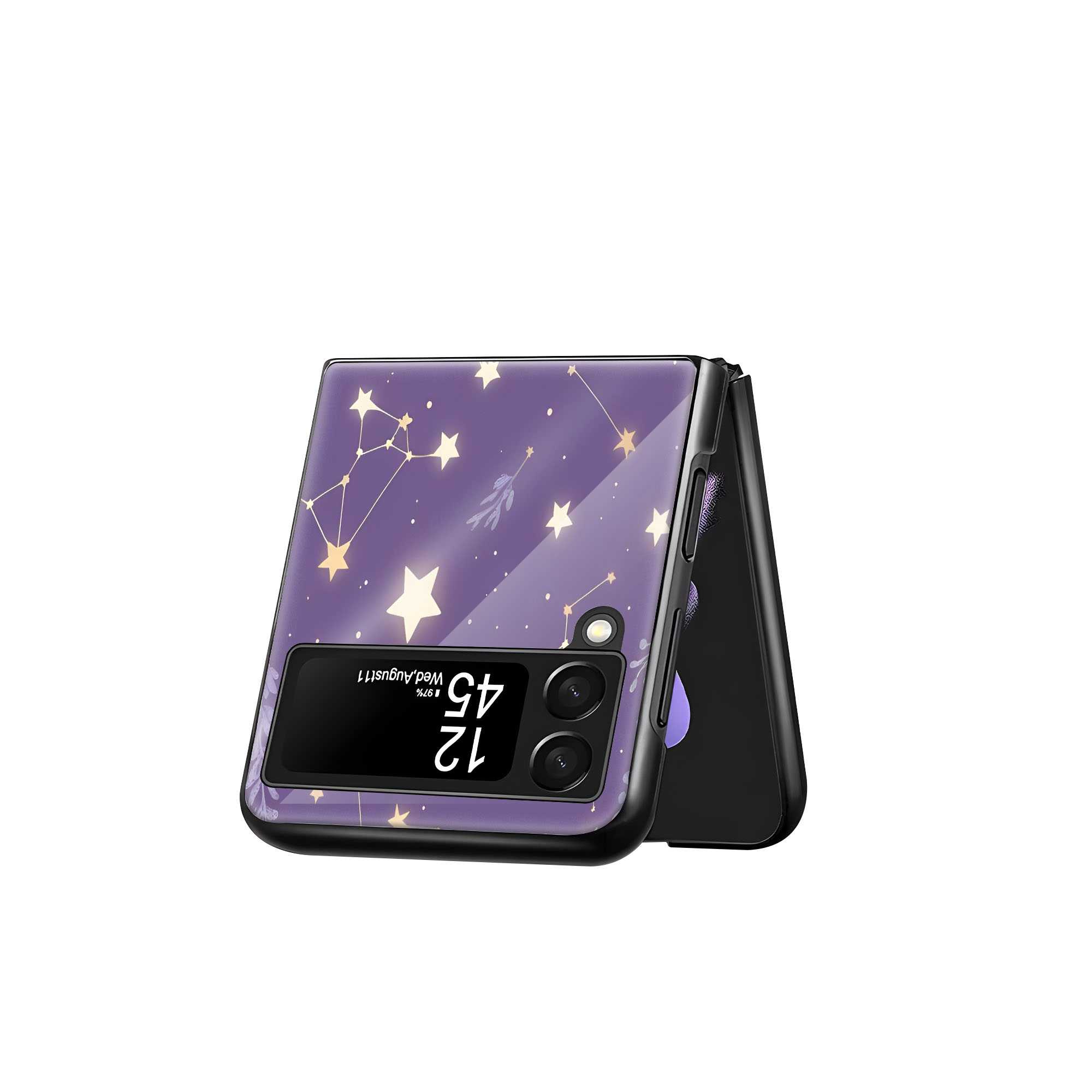 Starlit Dreams Samsung Z Flip Glass Case