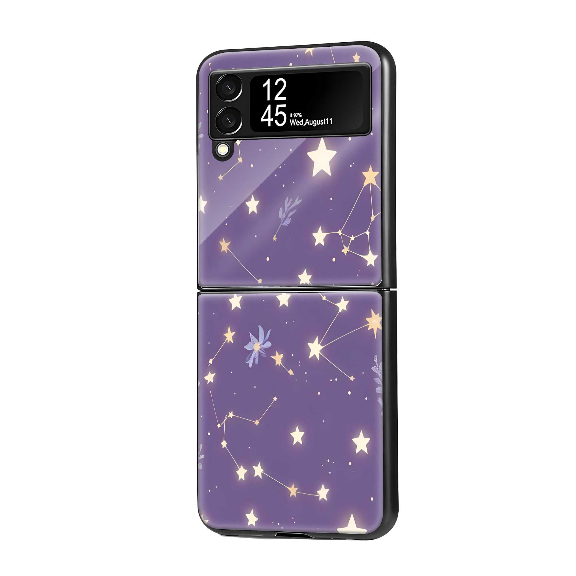Starlit Dreams Samsung Z Flip Glass Case