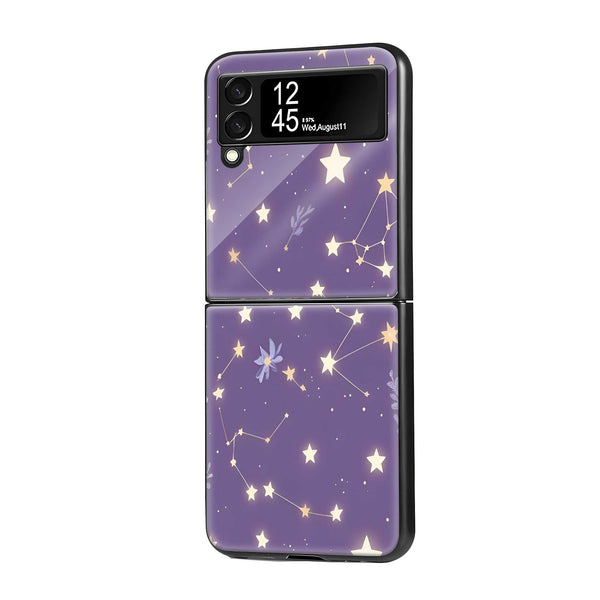 Starlit Dreams Samsung Z Flip Glass Case