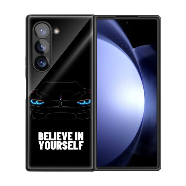 Stealth BMW Samsung Z Fold Glass Case