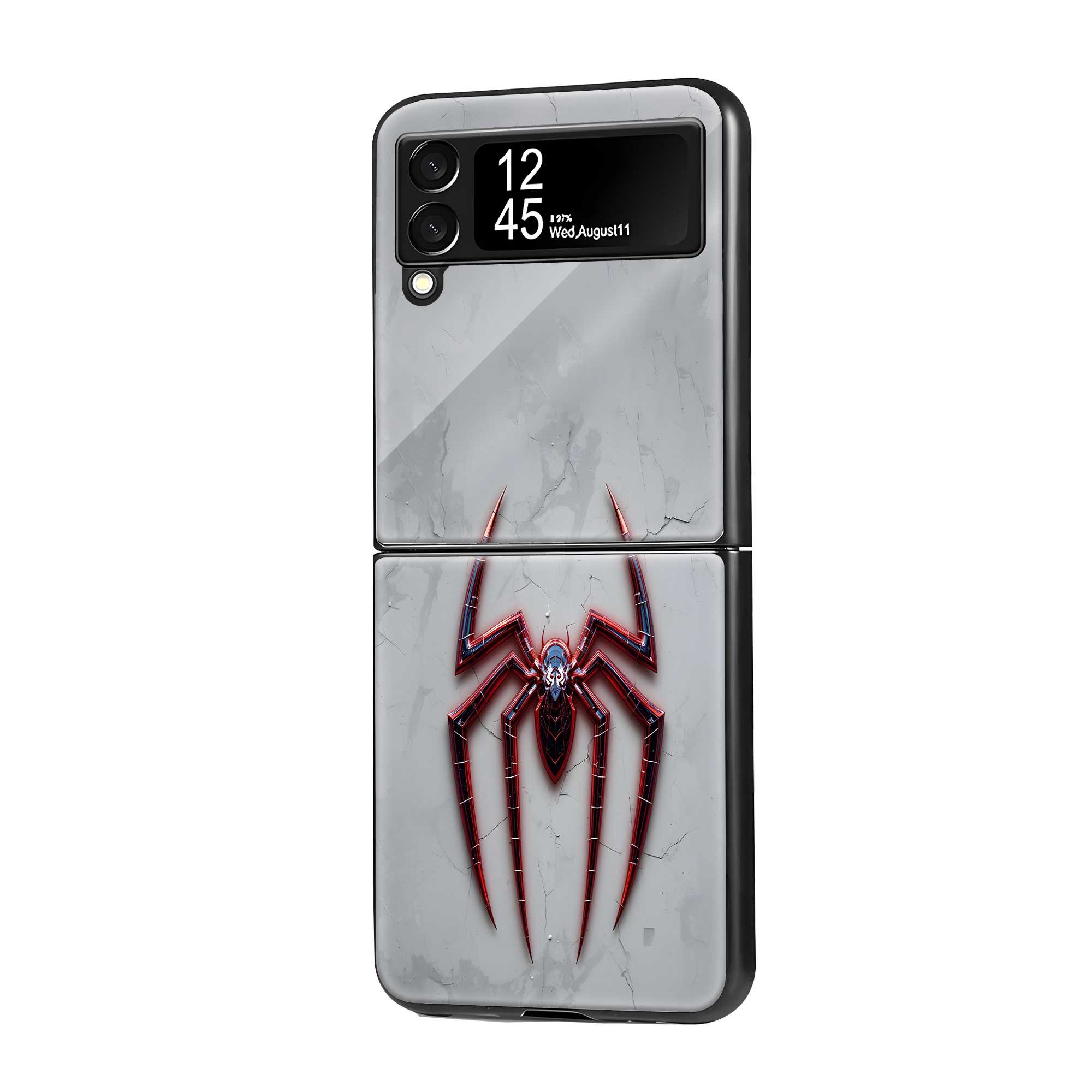 Stone-Cold Spider Samsung Z Flip Glass Case