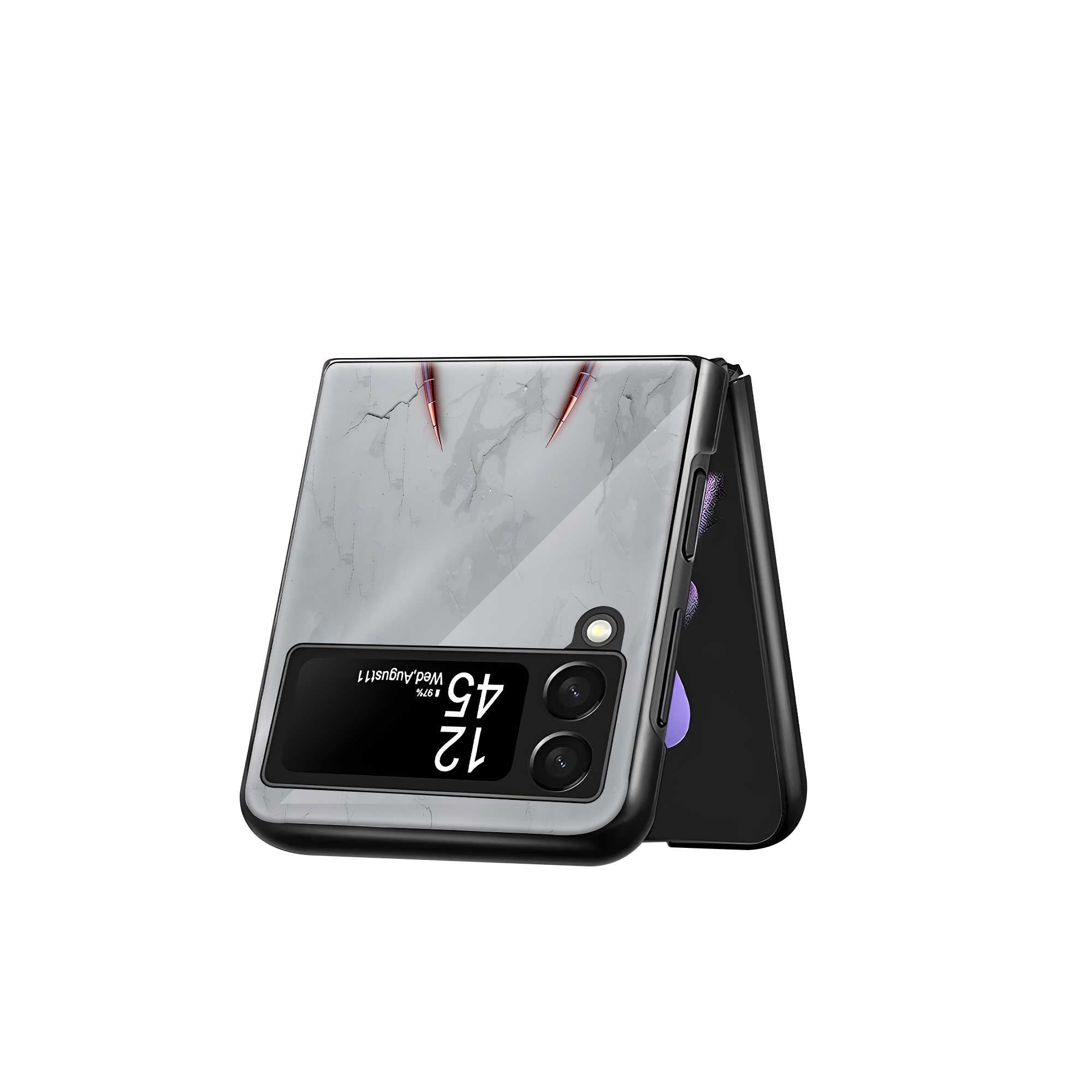 Stone-Cold Spider Samsung Z Flip Glass Case