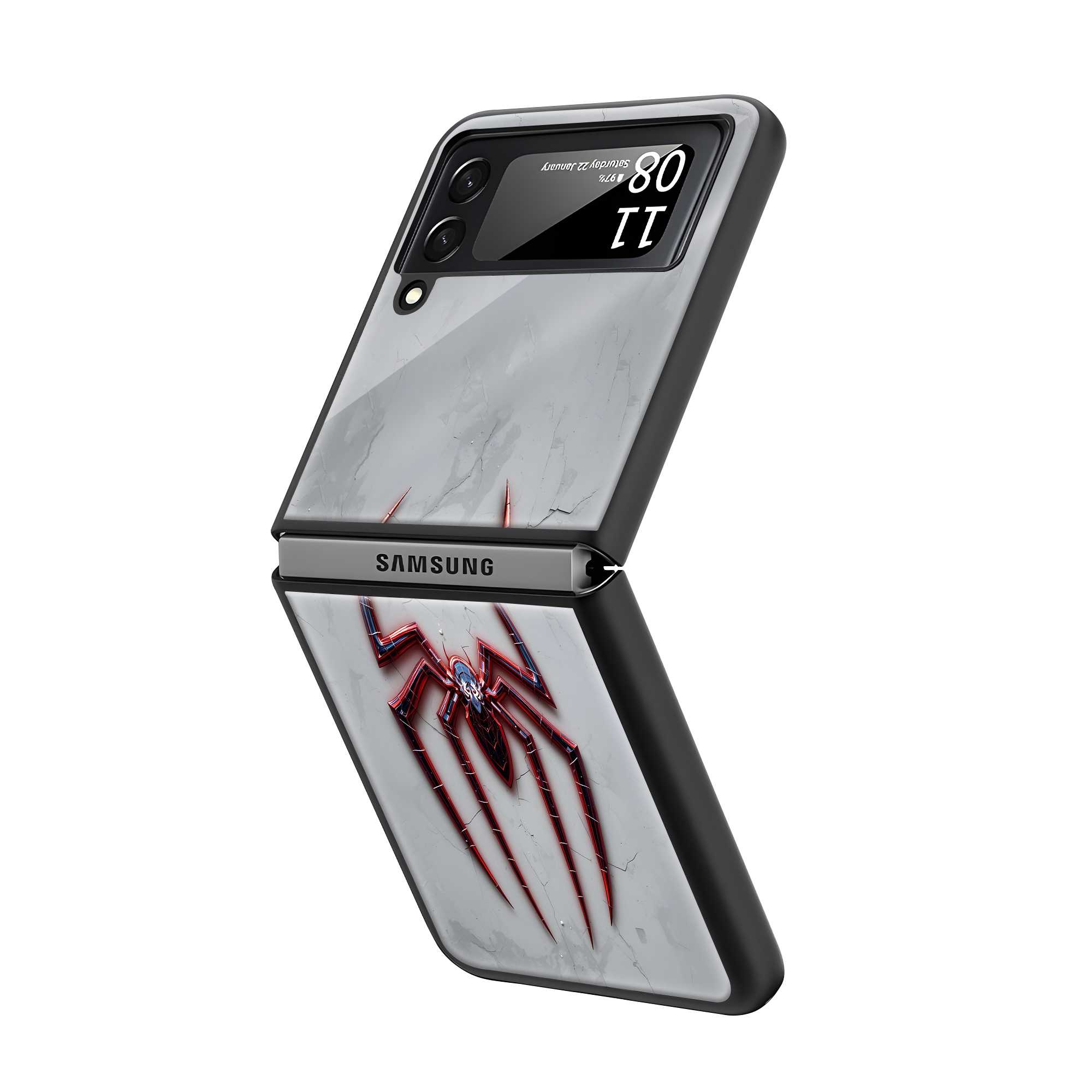 Stone-Cold Spider Samsung Z Flip Glass Case Secondary image