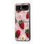 Strawberry Bloom Samsung Z Flip Glass Case